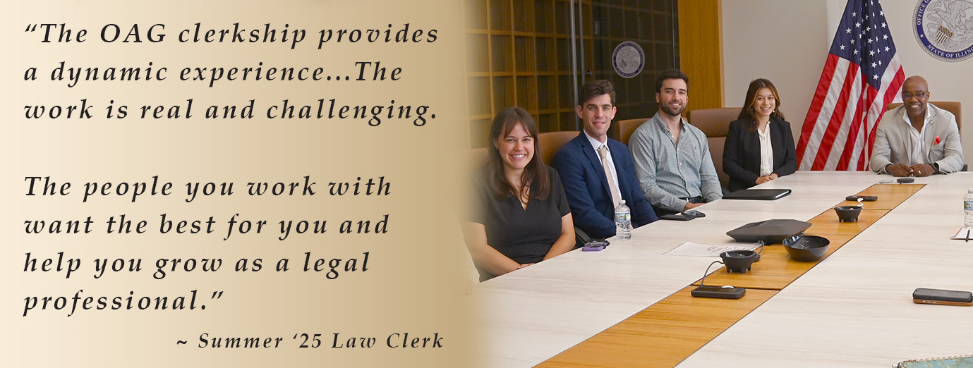 Law Student Clerkship OAG quote